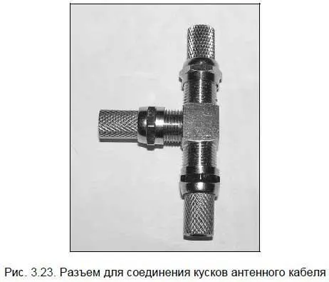 Другой конец антенного кабеля с одетым Fразъемом подключают ко входу IF IN - фото 54