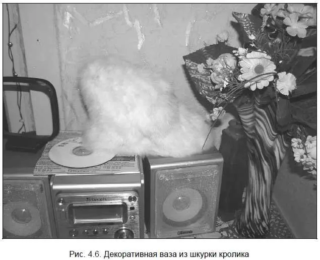 Заготовку шкурки для вазы произвожу иначе чем ранее описано Чтобы шкуру можно - фото 67