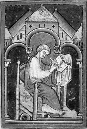 4 This scribe at work is probably Bede The picture is in a 12thcentury book - фото 18