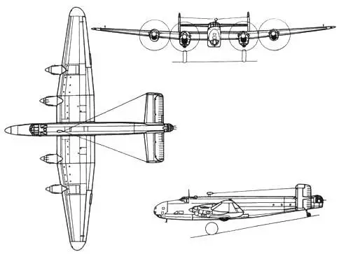 Handley Page Halifax BV Spec Экипаж 5 чел 8 16 пассажиров или груз до - фото 35