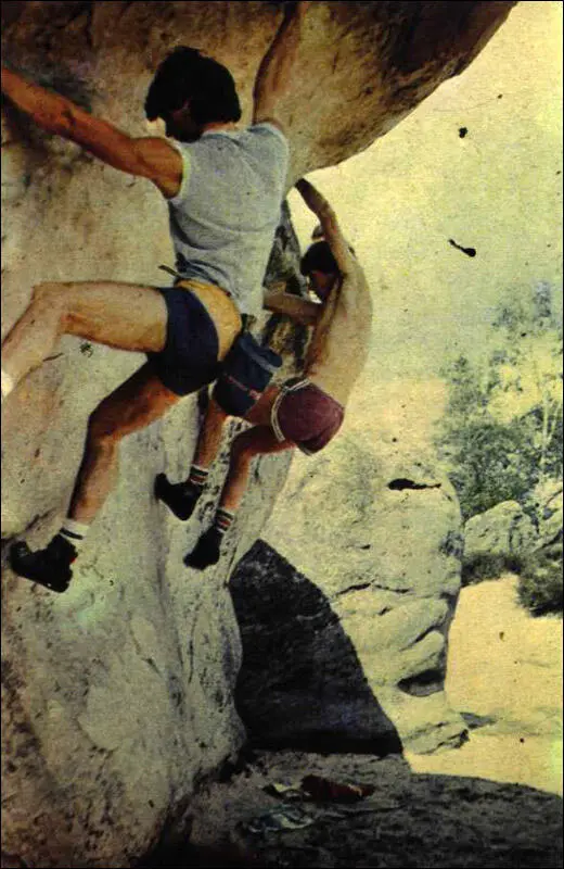 Франция Фонтебло под Парижем Здесь тренируются французские скалолазы 1987 - фото 13