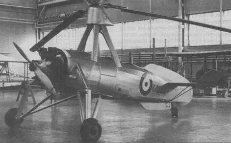 Автожир Авро Рота I в ангаре Cierva С30А Сиерва С30А Ближний разведчик - фото 23