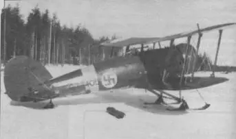 Гонтлит I использовавшийся в Финляндии как учебный самолет 1943 г - фото 32