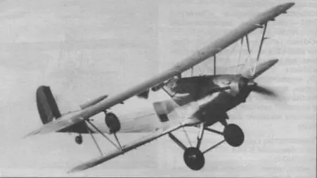 Хинд I с мотором Кестрел в полете Hawker Hind Хаукер Хинд Легкий - фото 38