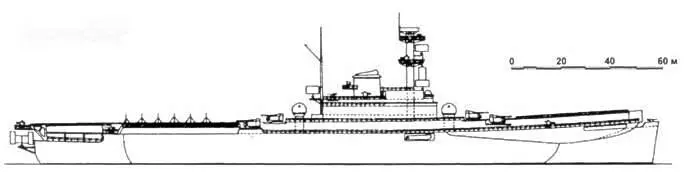 Авианосец Elbelib проект 1942 года Малый авианосец водоизмещением 15 000 т - фото 18