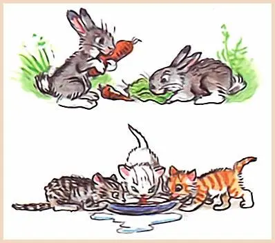 От зайчат и до котят Все на свете есть хотят С хрустом Конь жуёт овёс - фото 111