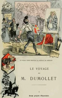 Albert Robida Le voyage de M. Dumollet обложка книги