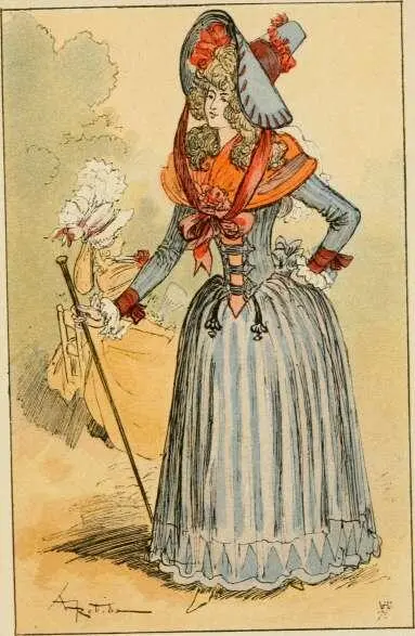 PROMENADE PARISIENNE 1790 LOUIS XVI Elles étaient charmantes et multicolores - фото 93