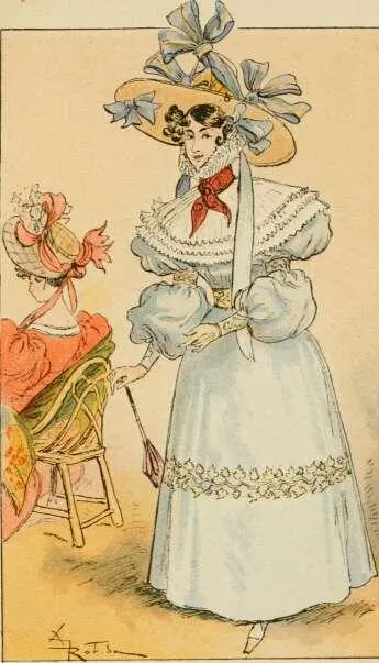 UNE ÉLÉGANTE AUX CHAMPSELYSÉES RESTAURATION et bérets chevaleresques et - фото 121