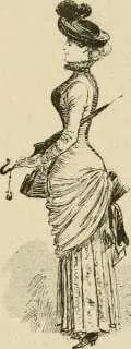 Robe collante 1880 souvent fait des emprunts des façons dérobes des mantes - фото 141