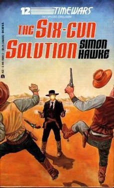 Simon Hawke The Six Gun Solution обложка книги