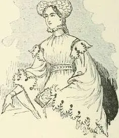 Cut out and pinked sleeves Madame de Pompadour the triumph of the dainty - фото 31