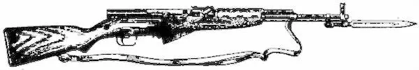 Рис 1Общий вид самозарядного карабина Симонова 2 Для стрельбы из карабина - фото 1