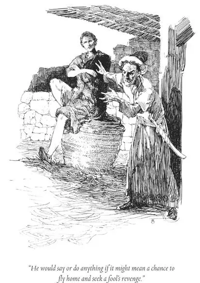 The striplings cheeks reddened and he glared at his guardian whose fixed - фото 2