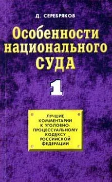 Дмитрий Серебряков Особенности национального суда обложка книги