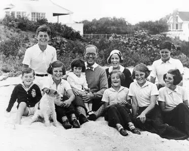 The Kennedy family at their Hyannis Port compound in 1931 Photograph by - фото 12