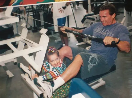 Most days I would bring Christina with me to the gym Schwarzenegger Archive - фото 115