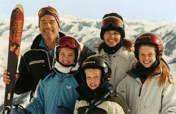 Were a skiing family here in Sun Valleysnow and skis and pine forests and - фото 126