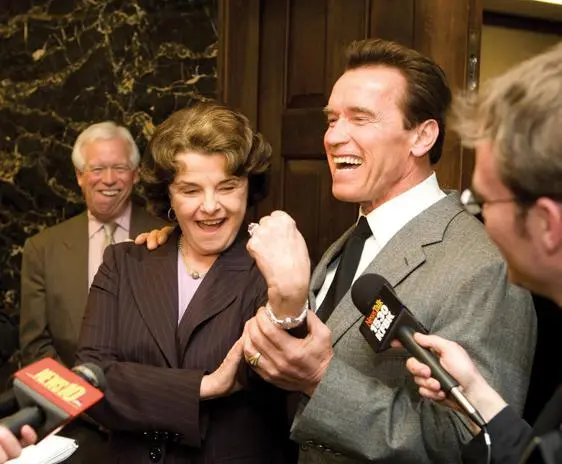Senator Dianne Feinstein a hugely popular Democrat advised us on how to deal - фото 155