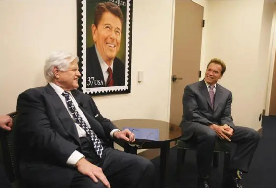Just as Ronald Reagan often went across the aisle to work with Democrats Teddy - фото 168