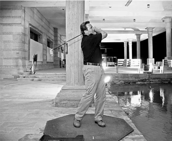 A memorable experience during that trip was whacking golf balls off the patio - фото 175