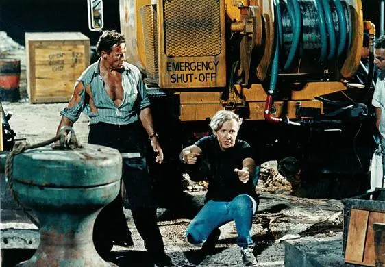 Jim Cameron shows how he wants my character Harry Tasker to fight his way out - фото 82
