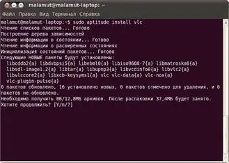 Рис 201 Установка пакетов с помощью aptitude Обратите внимание - фото 168