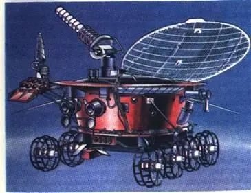 Рис 7 Робот Луноход1 Первым роботомлунопроходцем стал телеуправляемый - фото 6