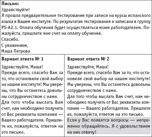 СОВЕТ Настраивайте адресата на продолжение диалога Создавайте и укрепляйте - фото 12