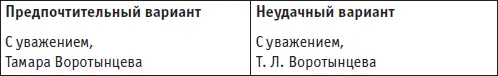 3 Оформляя подпись указывайте в ней свое имя в той форме в какой вам бы - фото 16