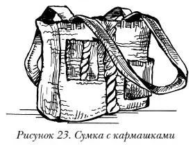 Ход работы Сумка вяжется нитью в 2 сложения поэтому перед началом работы - фото 26