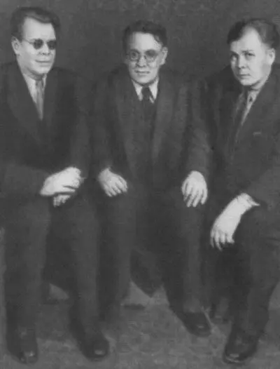 М В Исаковский С Я Маршак А Т Твардовский Конец 1940х гг Самуил - фото 50