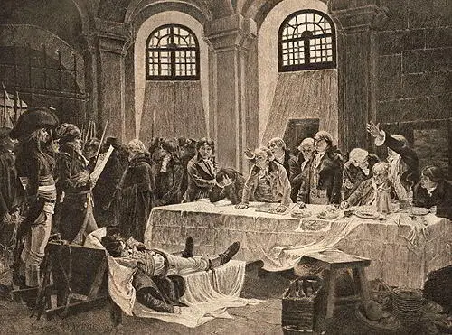 Жирондисты перед казнью Карт Flameng Всетаки пока Гош и Бонапарт били - фото 119