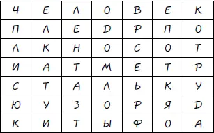 По горизонтали Линия 1 человек 7 чело 4 век 3 Линия 2 плед 4 - фото 146