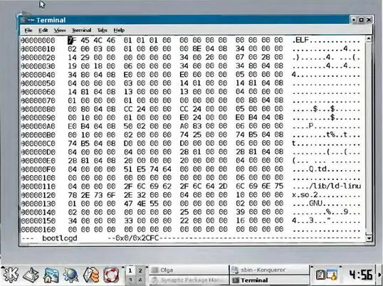 Рис 212 Внешний вид редактора hexedit Рис 213 Внешний вид редактора - фото 19