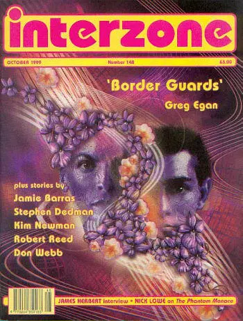 Обложка журнала Interzone 148 October 1999 - фото 2