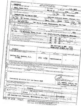 A copy of Felixs naval records which Susan used during the trial The letter - фото 30