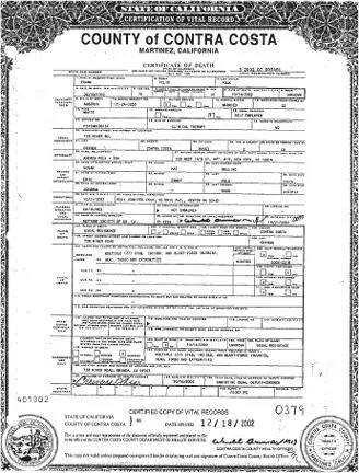 Felix Polks death certificate Taken by the police this photo shows the edge - фото 44