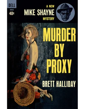 Brett Halliday Murder by Proxy обложка книги