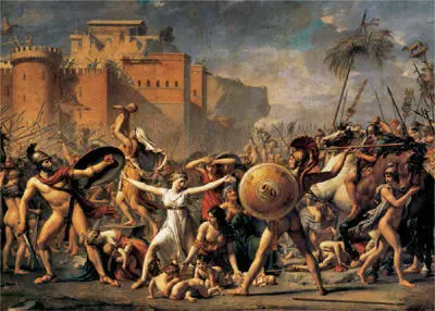 In his Rape of the Sabine Women Hersilia Romuluss wife and daughter of his - фото 29