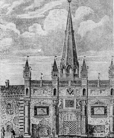 Москва Печатный двор Петербург Гравюра А Зубкова 1727 Петербург - фото 12