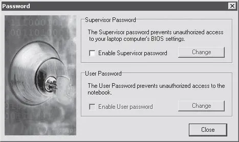 Рис 1118Окно Password Чтобы настроить параметры экрана ноутбука - фото 60