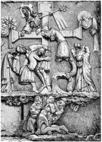 Exsternsteine in Germany This ancient carving is a few paces away from an - фото 112