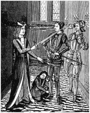 In chivalry the helmet the sword and the spurs are symbols of initiation The - фото 117