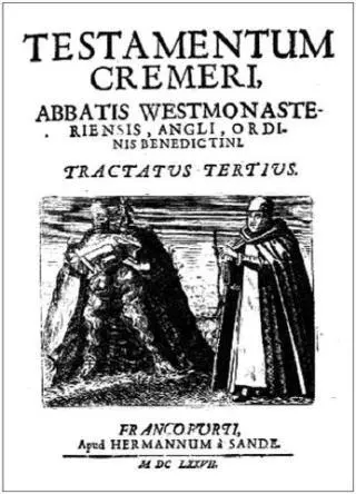 Title page of Testamentum Cremeri showing Thomas Aquinas as a practising - фото 122
