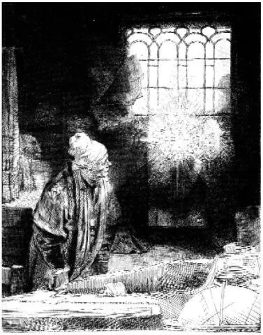 A magus sees a cabalistic vision in his study Rembrandt created few pictures - фото 153