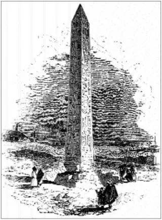 Cleopatras Needle shortly before its transportation to London We saw in - фото 154