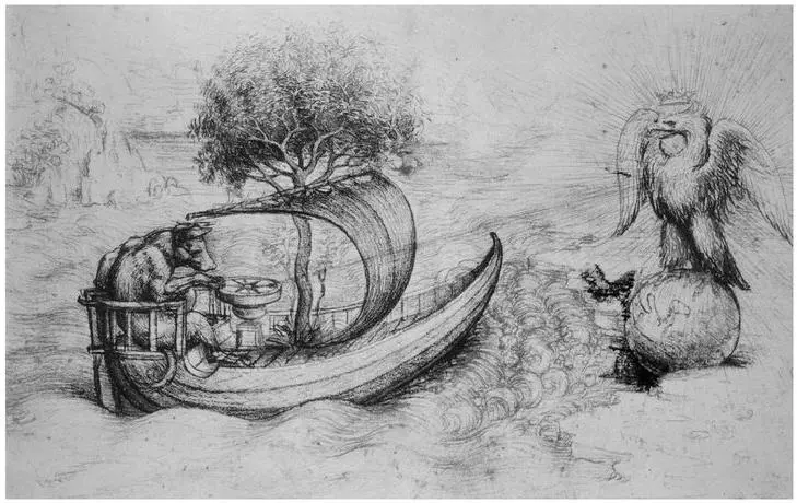 Allegory by Leonardo da Vinci As an initiate of the secret philosophy Leonardo - фото 168