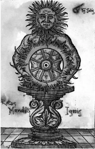 Germanic sunidol Engraving of 1596 J B van Helmont an important alchemist - фото 21