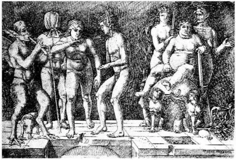 Initiation by Renaissance master Andrea Mantegna Compare this with the ancient - фото 75